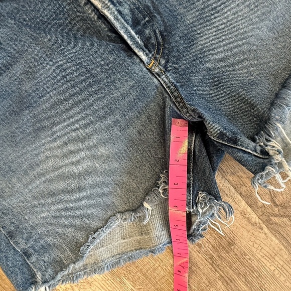 Agolde REESE Blue Jean Shorts LIKE NEW - Picture 11 of 14